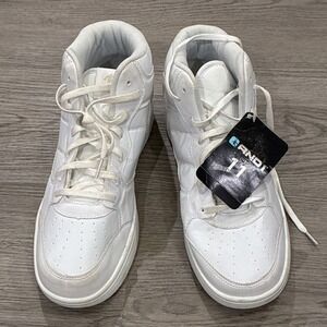 AND1  Women's White High Top  Basketball Sneakers Size 11 NWD